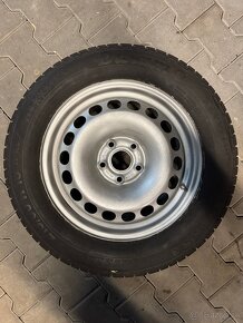 Plechove Disky 5x112 R16 / Zimne pneu 215/60 R16 - 6