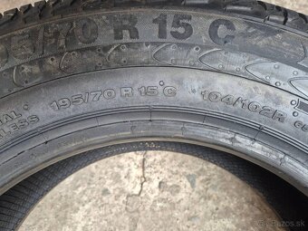 195/70 r15C letné 4 ks CONTINENTAL - nejazdené - 6