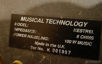 Musical Technology Kestrel reproduktory - 6