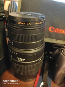 Fotoaparát Canon EOS300 na kinofilm + objektív Sigma - 6