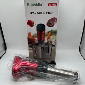 BioloMix 1900 3rd Generation Sous Vide varič, 1200W, WiFi - 6