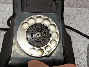 ☆ STAROŽITNÝ BAKELITOVÝ TELEFON PRCHAL ERICSSON TESLA SF-34 - 6