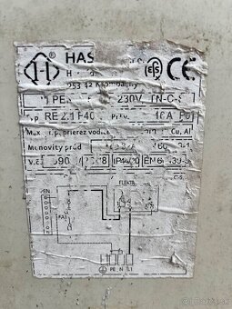 HASMA Elektromerový rozvádzač RE 2.1 - 6