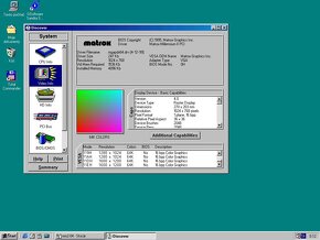 Predám retro grafiku MATROX MILLENIUM II do PCI, 4MB - 6