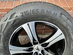 Alu disky AUTEC 5x100 R16 215/65 R16 letné CONTINENTAL - 6