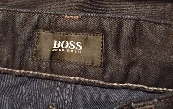 Hugo Boss čiernošedé regular fit streč - 6