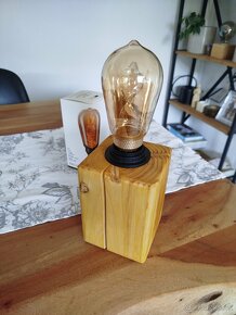 Nová Dizajnová lampa - s LED Vintage žiarovkou - 6