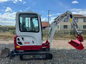 Minibagr Takeuchi TB 216 hyd. podvozek + svahovka - 6