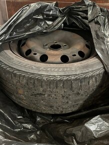 Kompletná sada plechových diskov na Škodu Fabia 2 195/55 R15 - 6