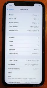 krásny zachovalý iPhone XR 64GB 100% baterka - 6