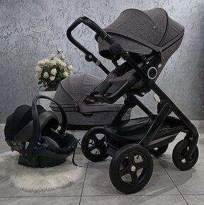 TROJKOMBINÁCIA STOKKE TRAILZ BLACK MELANGE - 6