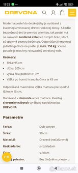 Rozkladacia posteľ 90x200 - 6