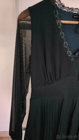 Krásne tmavozelené šaty MOHITO veľ. XS - 6
