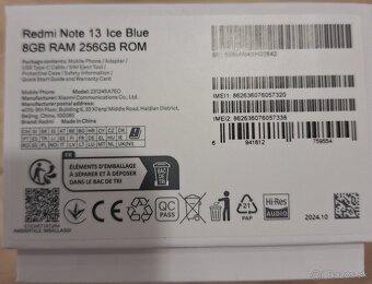 Xiaomi Redmi Note 13 8/256GB Ice Blue, nepoužívaný - 6