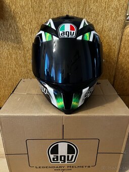 AGV K5 Helmet - Hurricane Black / Green / White - 6