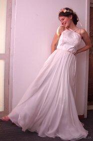 Boho svadobné šaty vo vintage štýle - 6