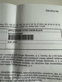 Apple iPhone 14 Pro 256GB Space Black - 6