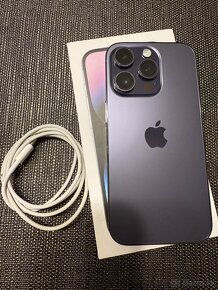 Predám iPhone 14 Pro Depp purple 256GB v záruke - 6