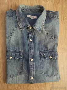 Panska košela RIVER ISLAND JEANS slim fit velkost M - 6