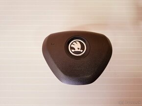 hnedý volant + airbag Superb 2 L&K - 6