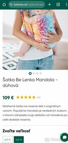 Šatka Be Lenka Mandala dúhová - 6