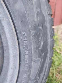 Opel plechové disky 16" 5x110 + zimné pneumatiky Goodyear - 6