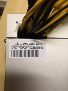 Ant miner Z15 420 Ksol - 6