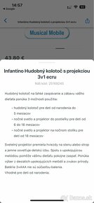 Infantino Hudobný koloto s projekciou 3v1 ecru - 6