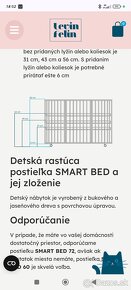 Rastúca postieľka smart bed 72 - 6