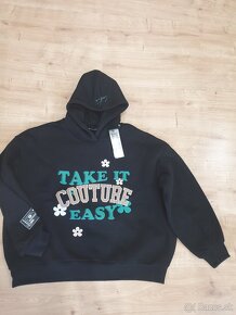 Nová  Mikina TAKE IT EASY GRAPHIC OVERSIZED HOODIE veľkosť M - 6