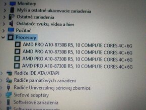 rozpredám plnefunkčný notebook Hp elitebook 725 g4 - 6