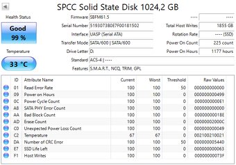 2,5" SSD Samsung / Intenso / SP / EMTEC / Kingspec 1TB - 6