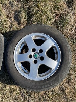 Originál ŠKODA alu disky 5x100 R14 - 6