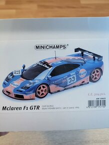 McLaren F1 GTR Gulf Racing Minichamps 1:18 - 6