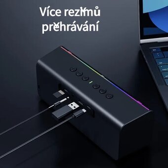 Nový bluetooth reproduktor výkon 20W s RBG efekty. - 6