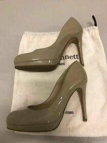 L.k. Bennett grey Pumps č.39 lacquered leather - 6