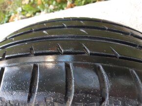 Sada 4ks Mercedes hlinikove disky 7.5J s pneu 215/45 R17 - 6