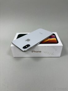 Apple iPhone X 64GB Silver -Batéria 100% - 6