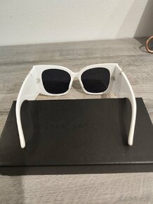Biele fashion slnečné okuliare - 6