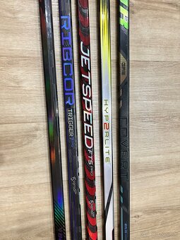 ✅ CELÉ HOKEJKY ĽAVÉ - BAUER SYNC + HYPER 2 + CCM + WARRIOR ✅ - 6