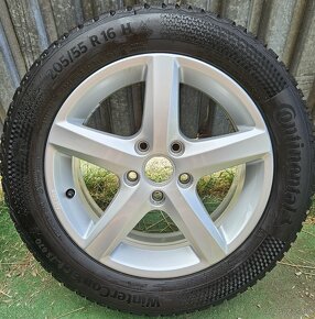 Atraktívna, originálna zimná sada VW - 5x112 r16+205/55 r16 - 6