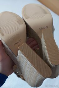 Sandále Liu Jo Wedge Sandal Marabu Naturale - 6