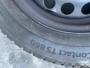 Plechove disky 5x112 r15 zimne pneu 195/65 r15 - 6