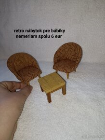 Retro nábytok pre bábiky, - 6