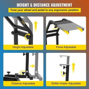 Predám nový stojan na volant Thrusmaster, Logitech, Fanatec - 6
