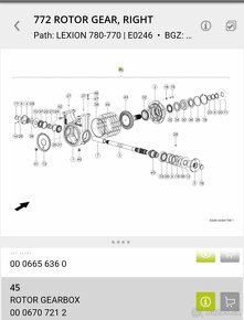 Lexion rotorove prevodovky - 6