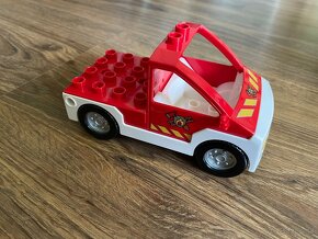 Lego Duplo bager, autá, hasiči - 6