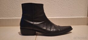 Pánske kožené chelsea boots - 6