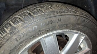 Zimné kolesá 195/50r r15 / 4x100 r15 - 6