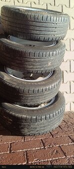 Predám sadu kolies 205/55R16 Continental - 6